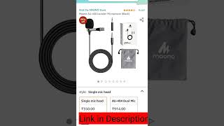 3 Best Mic For YouTube||Collar Mic //#shorts