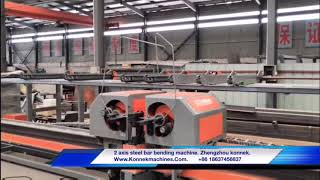 2 axis steel bar bending machine