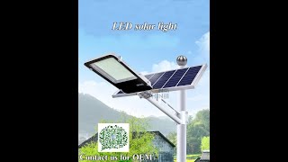 Wonchin Lighting led solar light production video