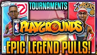 NBA PLAYGROUNDS EP 2! EPIC LEGEND PULLS! INSANE 3PT SHOOTING CARD!