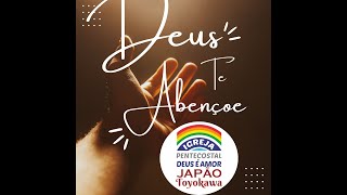 BRUNA NO JAPAO está ao vivo! Igreja Deus é Amor Toyokawa palavra poderosa sábado 28/09