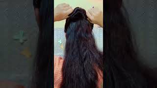 Half up hairstyle tutorial#trending#viral#ytshorts#foryou#hairstyle#hack#longhair#hair