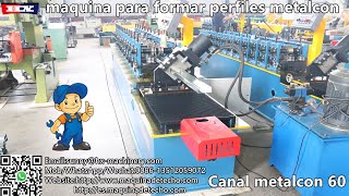 maquina para formar perfiles metalcon【Perfil c metalcon 60】