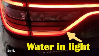 Dodge Durango rear tail light water cause and removal