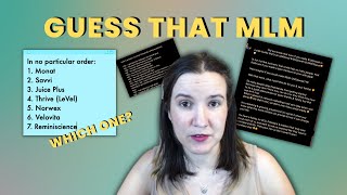 GUESS THAT MLM: Are they all the same? #scam #antimlm