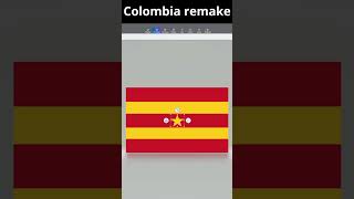 Colombia Flag remake #country #flag #colombia