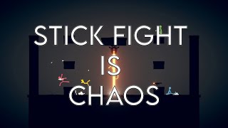 Playing Stick Fight with friends is MADNESS