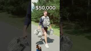 daur ke jite Paisa aise #military #backpack #runner #mrbeast #greenscreen #dollar #paisa #funny