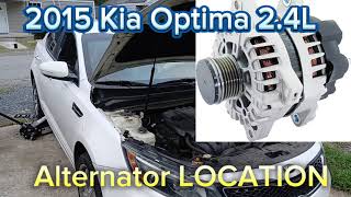 2015 Kia Optima 2.4L alternator location