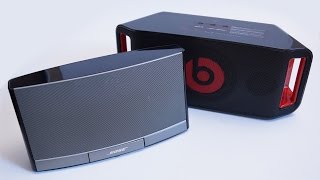 Beats BeatBox vs Bose SoundDock Portable Sound Comparison Audio Test