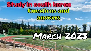 Some common questions you need to know to study in korea,march 2023|Unknown Tanvir💙