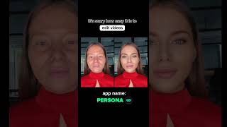 Persona app - Better than FaceApp! #skincare #beautycamera