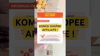 KOMISI SHOPEE AFFILIATE GAK CAIR ? LAKUKAN INI ! #shopeeaffiliate #shortvideo