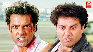 सनी देओल और बॉबी देओल की धमाकेदार एक्शन मूवी सीन्स Sunny Deol Vs Bobby Action Fights Scenes karishma