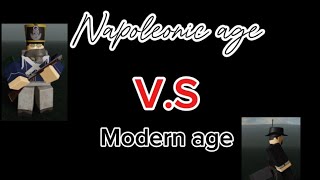 Napoleonic age vs modern age in guts and blackpowder