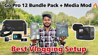 Go Pro Hero 12 Bundle Pack With Media mod | Best Vlogging Setup