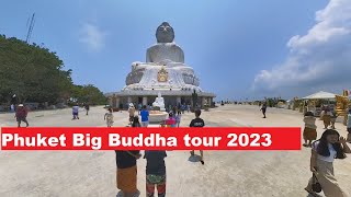 Big Buddha Phuket , Thailand 2023.Our tour by rented motorcycle.