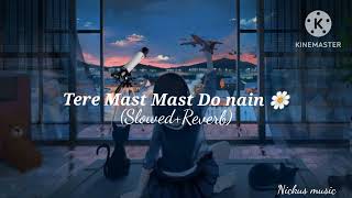 Tere Mast Mast Do Nain🌼...... (Slowed+ Reverb) Hindi song...