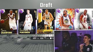 INSANE GALAXY OPAL DRAFT WAGER VS AMBISH! NBA 2K19 MYTEAM