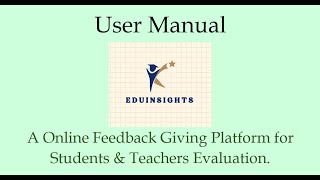 EduInsights - 1 | Admin Flow