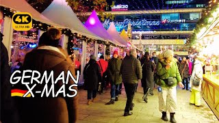 🎄✨Luxurious Kurfürstendamm Street in Christmas season🎄✨| Germany Tour | 4K Berlin🇩🇪