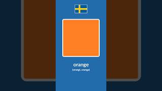 Colours in Swedish #learnswedish