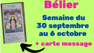 Bélier  semaine du 30 septembre au 6 octobre