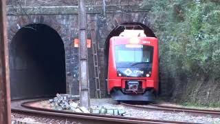 #CPTM Serviço 710 Trens no Túnel Botujuru Série 7000 e Série 9500 CPTM