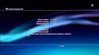 Optimum Online Ultra 120mbps download/35 Upload PSN connection test