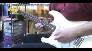 Blue on Black (Kenny Wayne Shepherd) Guitar Solo Improv. with Chicago Iron Octavia