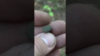 Старинная пуговица гирька #shorts #metaldetecting #поисксметаллоискателем #стариннаяпуговица #coin