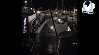 Affonda peschereccio Nonno Rocco al porto di Termoli dopo scontro