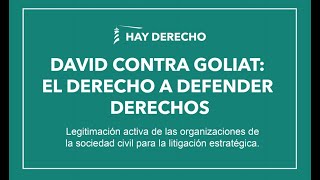 Legitimacion Activa- David contra Goliat