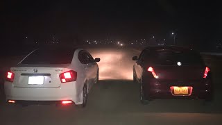 City 1.5 auto Vs swift 1.3 auto |drag race|