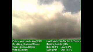 NorthTurtonWeather video file for 25/03/2010