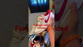 POV fortnight added refunds#shorts#sneakers #sneakerheads#nascar#shoes#viralshorts