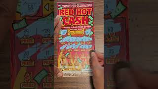 Red Hot Cash CA Lottery Scratcher #lotto #loteria