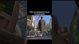 pov: when tracer tries to touch point in overtime #overwatch2 #overwatch #shorts