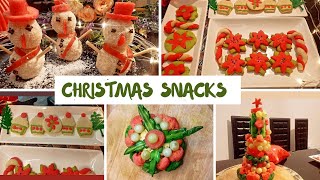 4 Christmas appetizers |Christmas cookies recipes | Easy snacks recipes