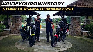 RUMUSAN 3 HARI TRAVEL VLOG BERSAMA MODENAS DOMINAR D250 | BEST KE HAMPEH MOTOR NI?