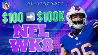 LOCK in these WINNING NFL Picks for the Week 8 games! (Sunday & MNF)