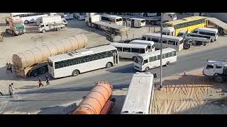 Dubai Jabel Ali 3camp  Parking Area || Bus 🚌