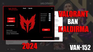 Valorant Ban Kaldırma ( van152 ) ( val5 ) ( tpm bypass ) ( donanım cezası ) ( 2024 ) ( hileban )