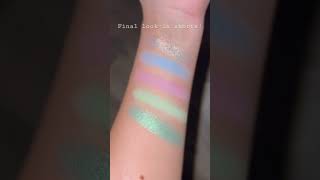 Palette of the Month look #4 swatches- #colourpop #aliceinwonderland #eyeshadow #makeuptutorial