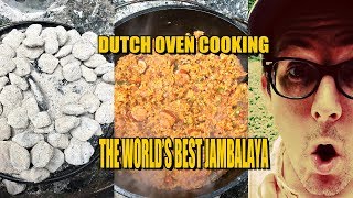 Dutch Oven Cooking:  The World's Best Jambalaya