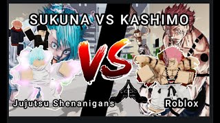 SUKUNA VS KASHIMO / Roblox - Jujutsu Shenanigans / JJK Roblox Recreation / AMV: Coldrain.