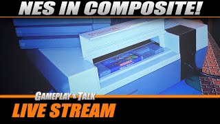 Real NES games in COMPOSITE via RetroTINK-5X (variety stream) | Gameplay and Talk Live Stream #510