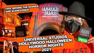 HALLOWEEN HORROR NIGHTS 2021 OPENING NIGHT VLOG | Scare Zones, Mazes, & Tips for Visiting Universal