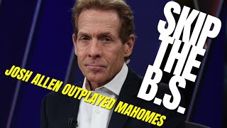 Skip Bayless says Josh Allen outplayed Patrick Mahomes in EMBRASSING Bills loss!!! Is he HATING???