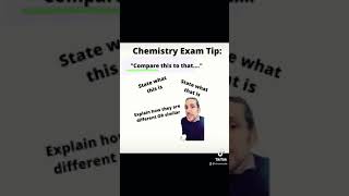 Chemistry exam tip #1.  #studyhacks #learnontiktok #studygram #exams2021